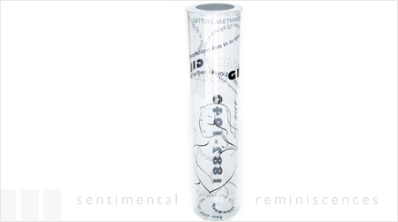 Eric Gill font treatment on glass