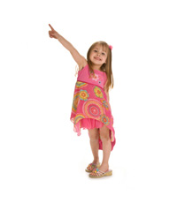 Little Girl Pointing